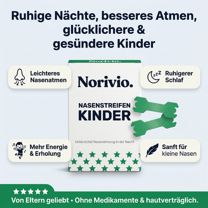 Nasenstreifen für Kinder zum Schlafen